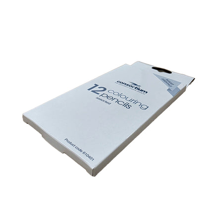 Box of 12 Consortium Assorted Coloured Pencils
