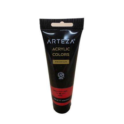 Arteza acrylic paint tube on a white background