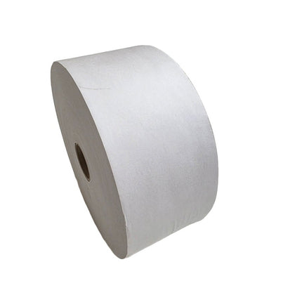White paper roll on a white background