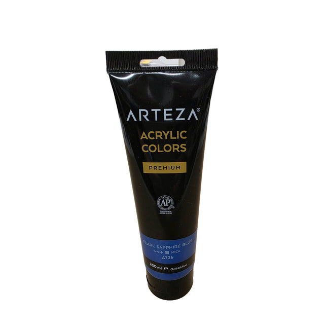 Arteza acrylic paint tube on a white background
