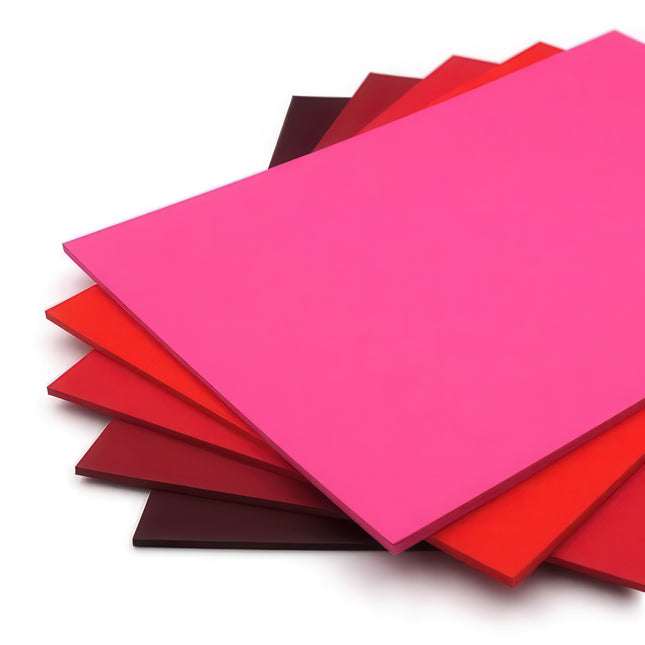 Rothmill Coloured Paper and Board – 50 Sheets Pack, Assorted Reds, 280 Microns, 5 Vibrant Colours for Arts, Crafts, and Creative Projects - CLK Store