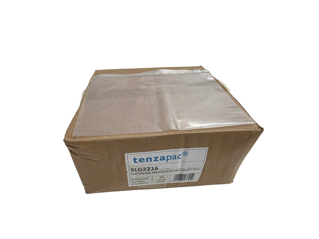 Tenzapac packaging box with clear window on a white background