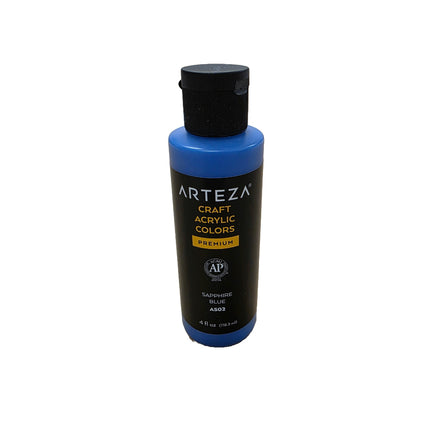 Arteza Craft Premium Acrylic Colours – 4oz (118ml) Tubes in Assorted Shades for Creative Art and Craft Projects - CLK Store