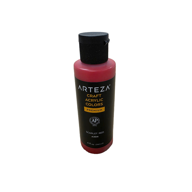 Arteza Craft Premium Acrylic Colours – 4oz (118ml) Tubes in Assorted Shades for Creative Art and Craft Projects - CLK Store