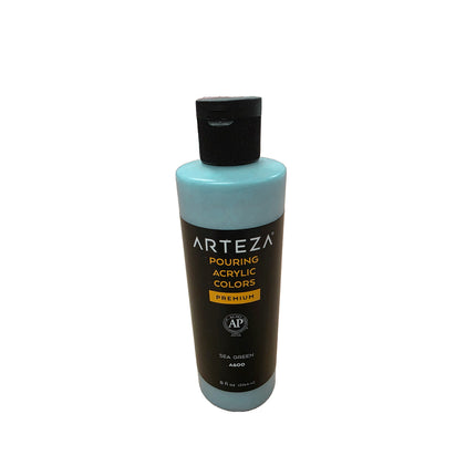 Bottle of Arteza Pouring Acrylic Colors on a white background