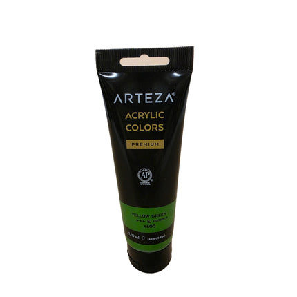 Arteza Premium Acrylic Colours – 4oz (120ml) Tubes in Assorted Vibrant Shades for Professional-Quality Artwork - CLK Store