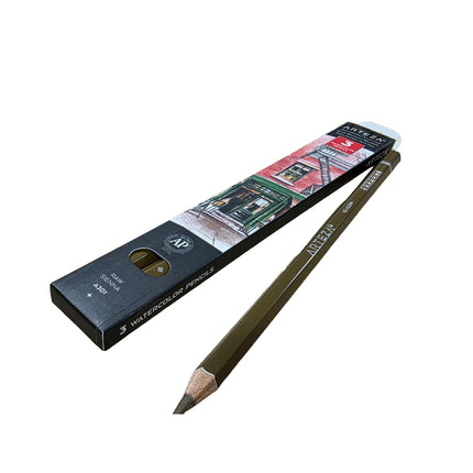 Artex watercolor pencil with packaging on a white background