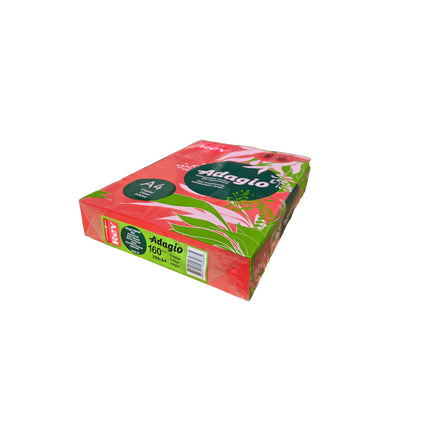 Box of Adagio paper on a white background