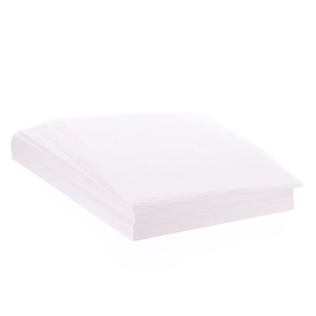 White folded towel on a white background